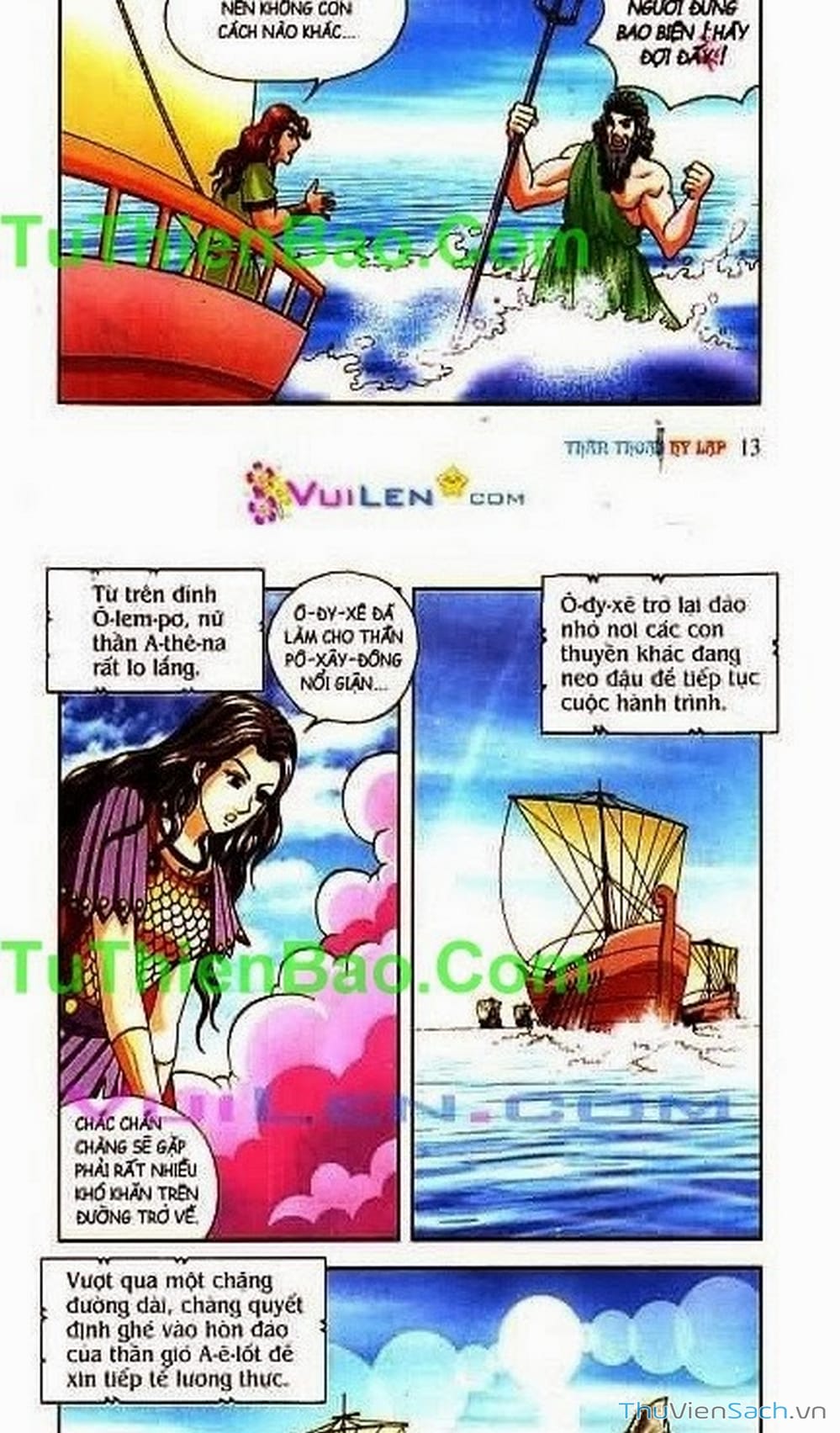 Truyện Tranh Thần Thoại Hy Lạp - Nguồn Gốc Các Vị Thần trang 3