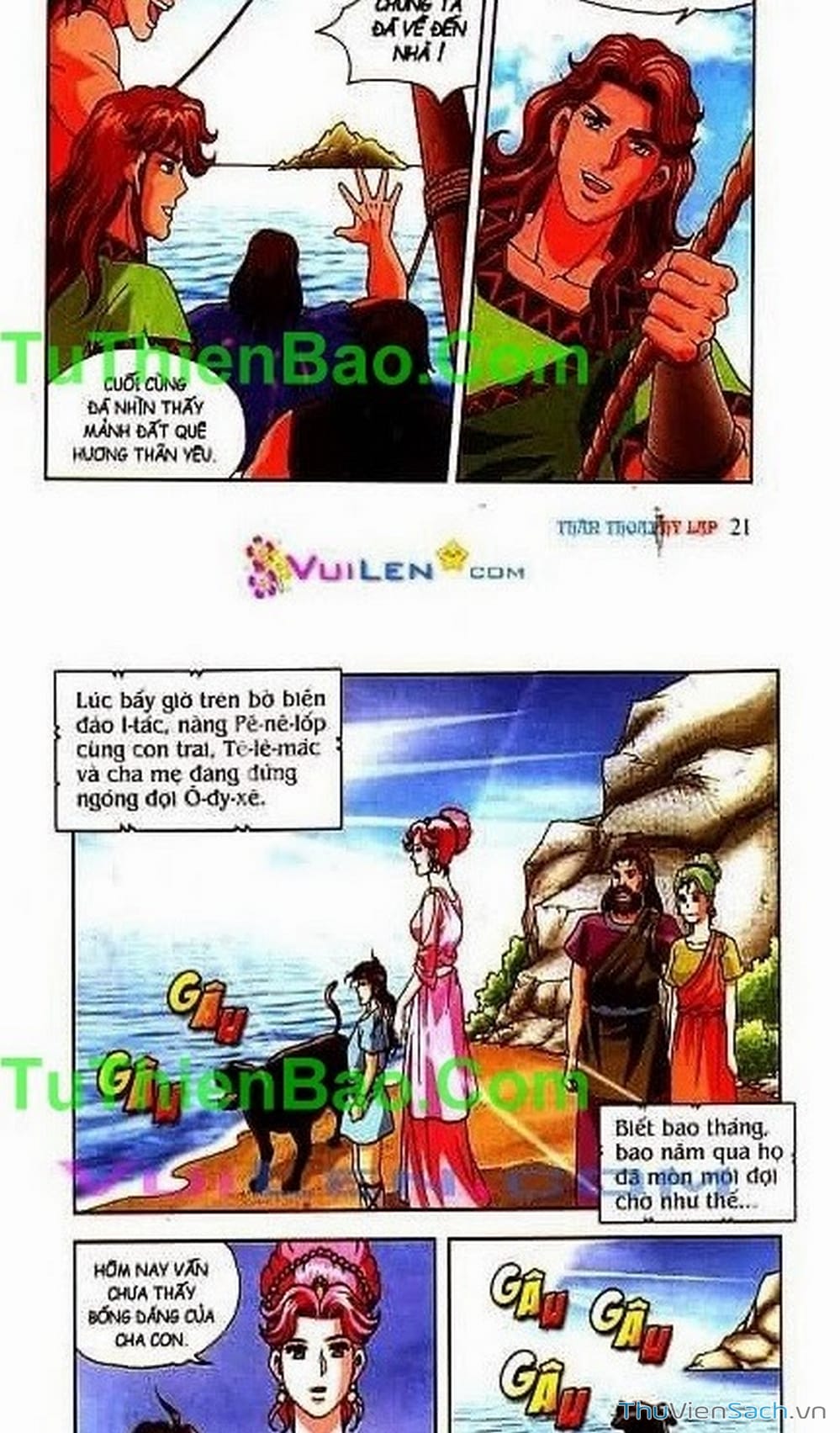 Truyện Tranh Thần Thoại Hy Lạp - Nguồn Gốc Các Vị Thần trang 3