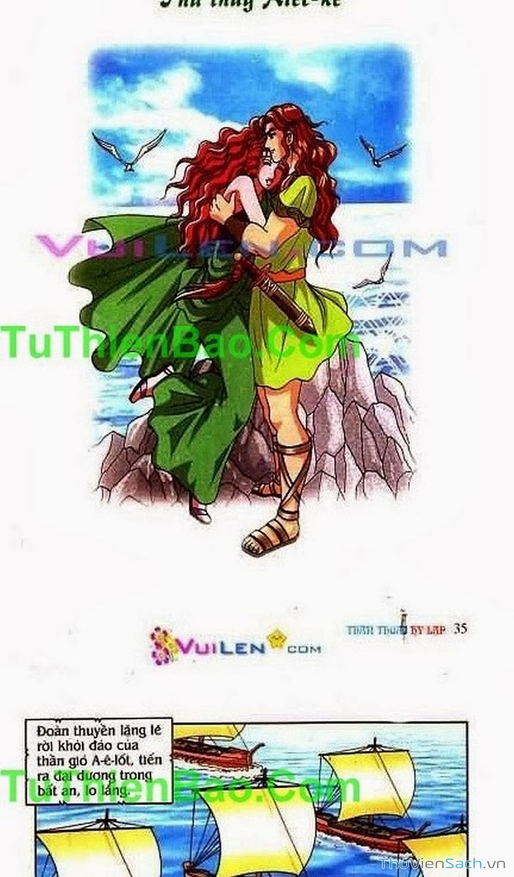 Truyện Tranh Thần Thoại Hy Lạp - Nguồn Gốc Các Vị Thần trang 3