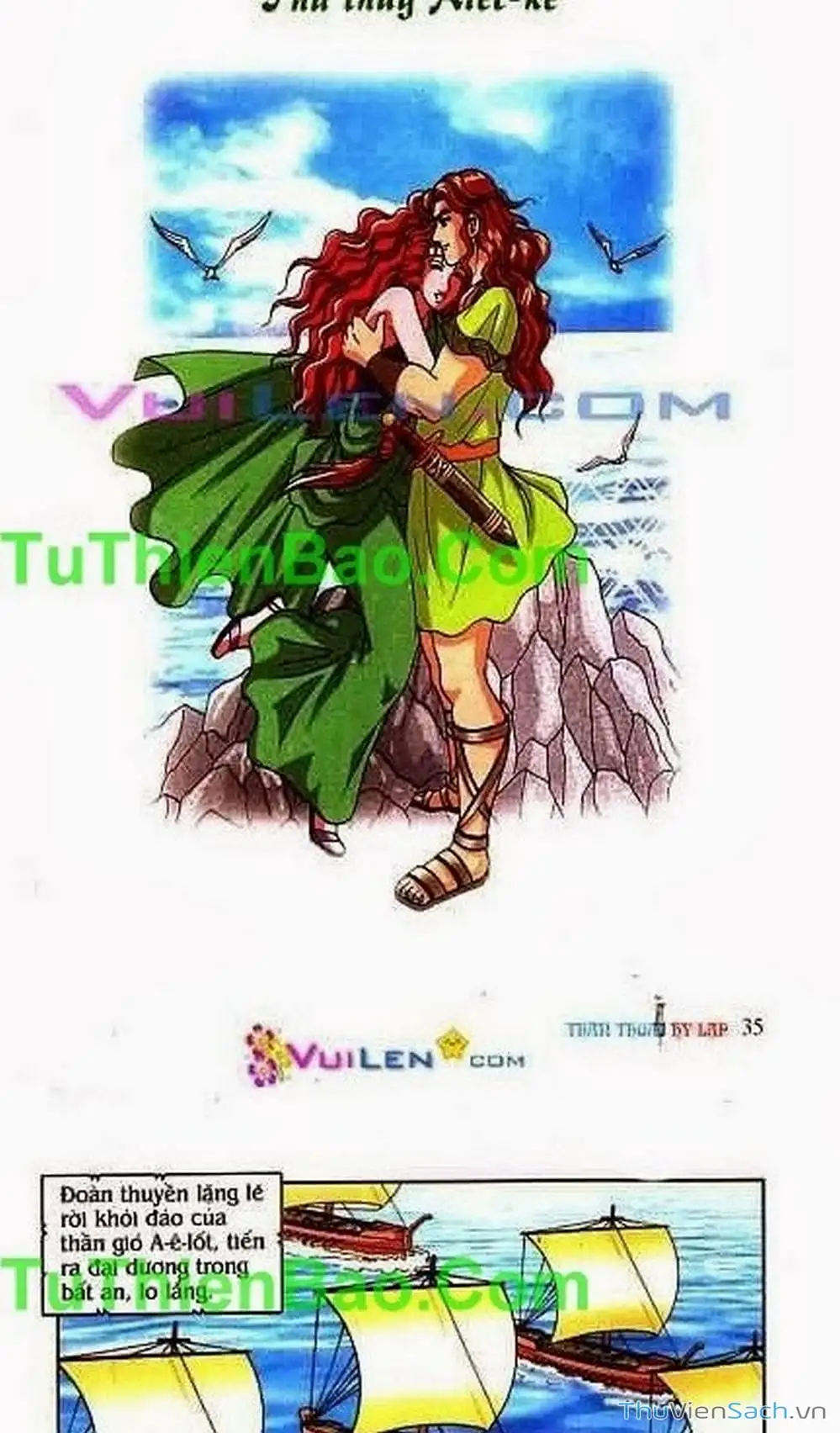 Truyện Tranh Thần Thoại Hy Lạp - Nguồn Gốc Các Vị Thần trang 3