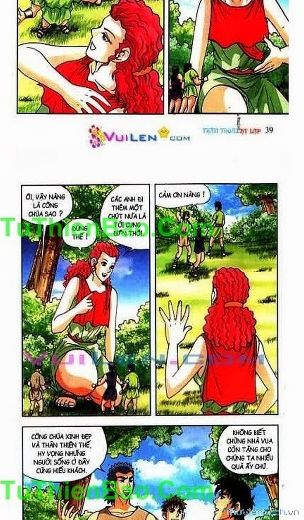 Truyện Tranh Thần Thoại Hy Lạp - Nguồn Gốc Các Vị Thần trang 3