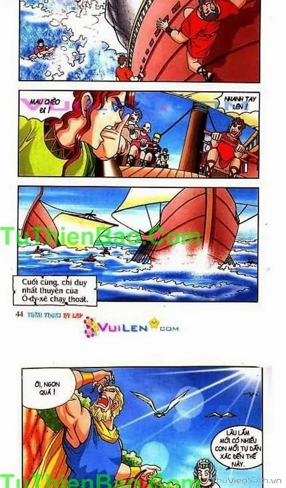 Truyện Tranh Thần Thoại Hy Lạp - Nguồn Gốc Các Vị Thần trang 3