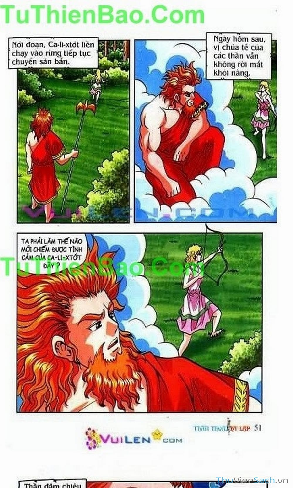 Truyện Tranh Thần Thoại Hy Lạp - Nguồn Gốc Các Vị Thần trang 3