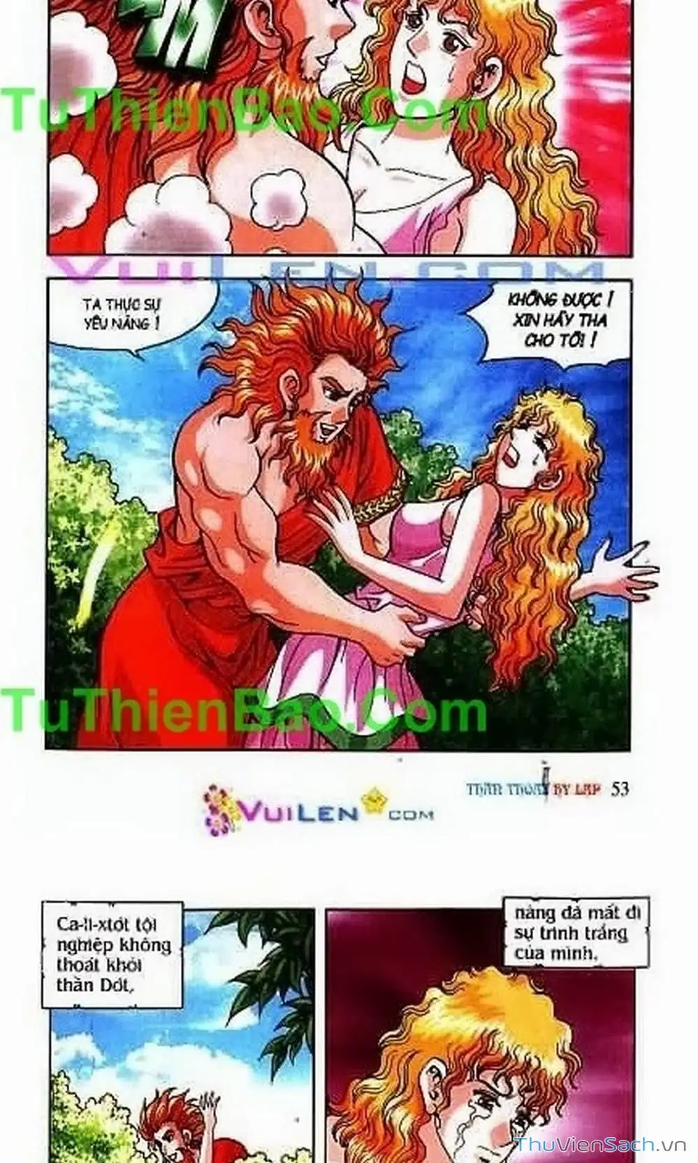 Truyện Tranh Thần Thoại Hy Lạp - Nguồn Gốc Các Vị Thần trang 3