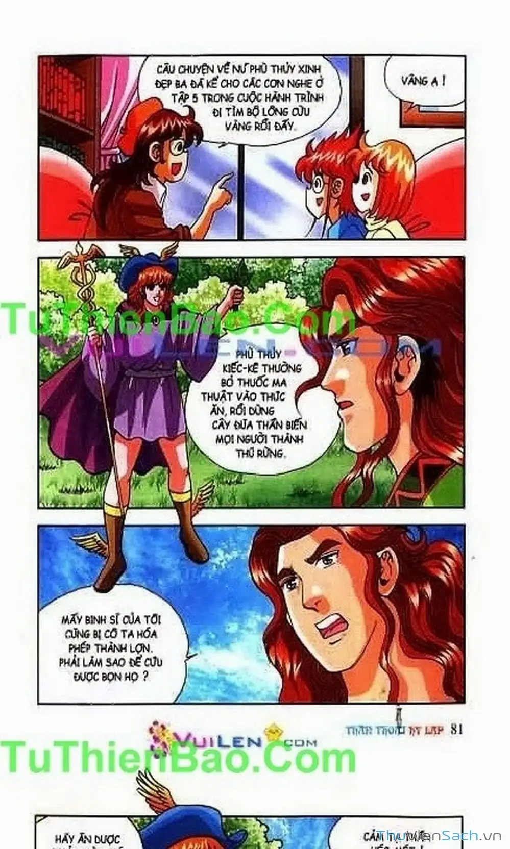 Truyện Tranh Thần Thoại Hy Lạp - Nguồn Gốc Các Vị Thần trang 3