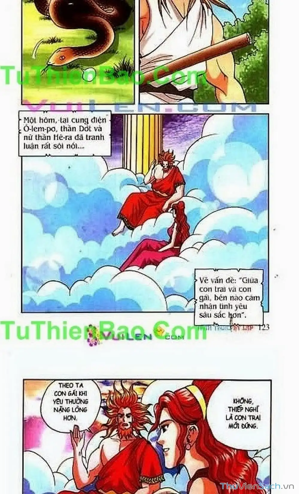 Truyện Tranh Thần Thoại Hy Lạp - Nguồn Gốc Các Vị Thần trang 3