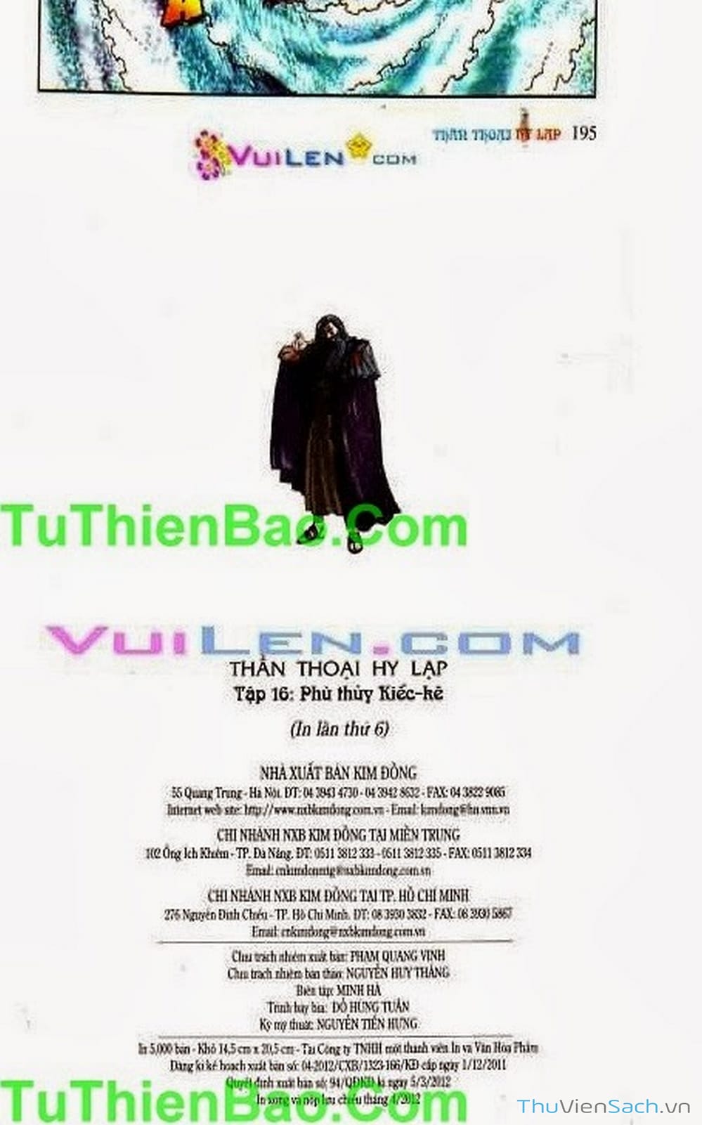 Truyện Tranh Thần Thoại Hy Lạp - Nguồn Gốc Các Vị Thần trang 3