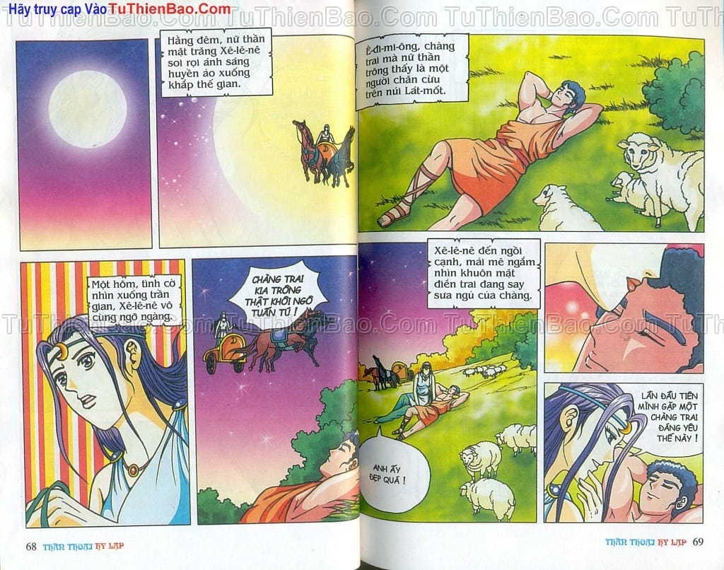 Truyện Tranh Thần Thoại Hy Lạp - Nguồn Gốc Các Vị Thần trang 3