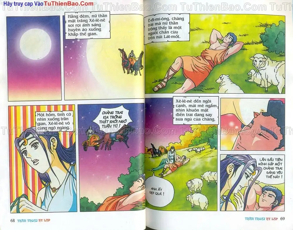 Truyện Tranh Thần Thoại Hy Lạp - Nguồn Gốc Các Vị Thần trang 3