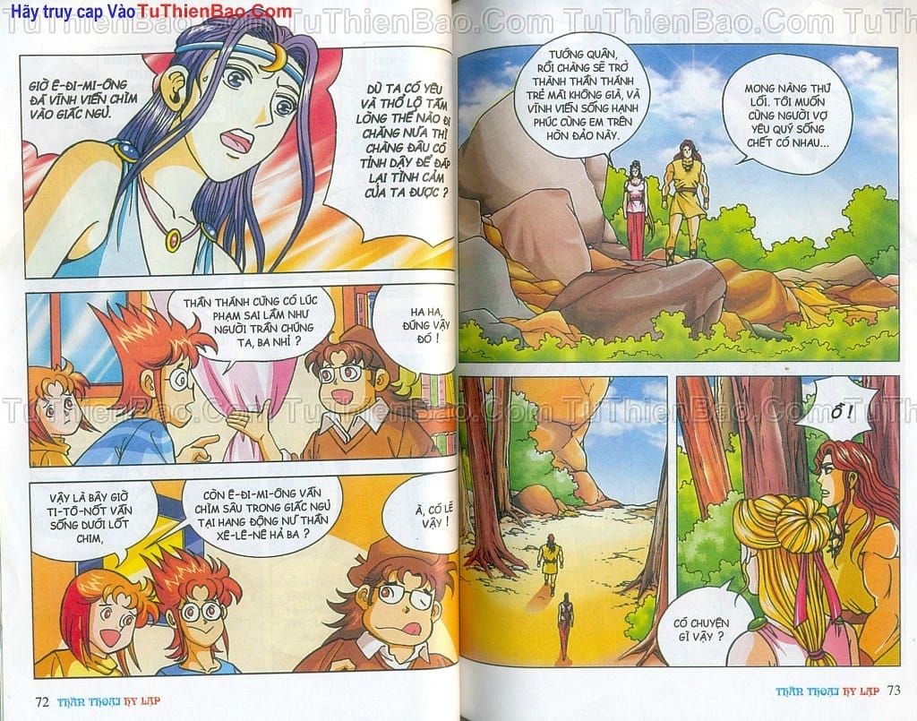 Truyện Tranh Thần Thoại Hy Lạp - Nguồn Gốc Các Vị Thần trang 3