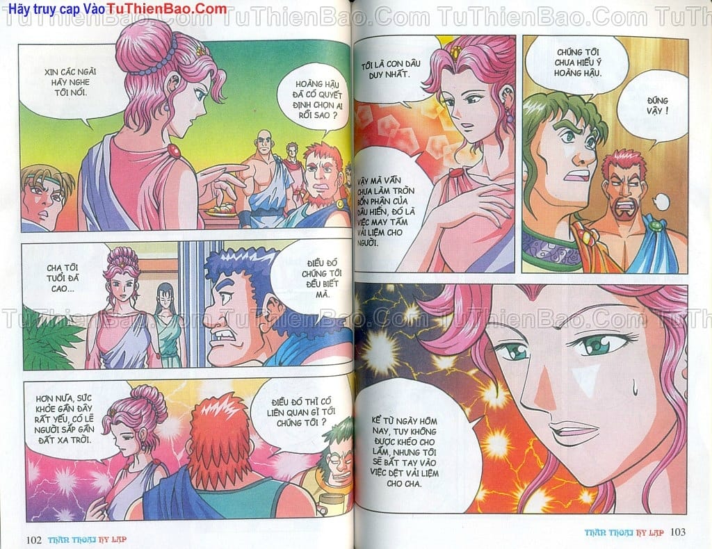 Truyện Tranh Thần Thoại Hy Lạp - Nguồn Gốc Các Vị Thần trang 3