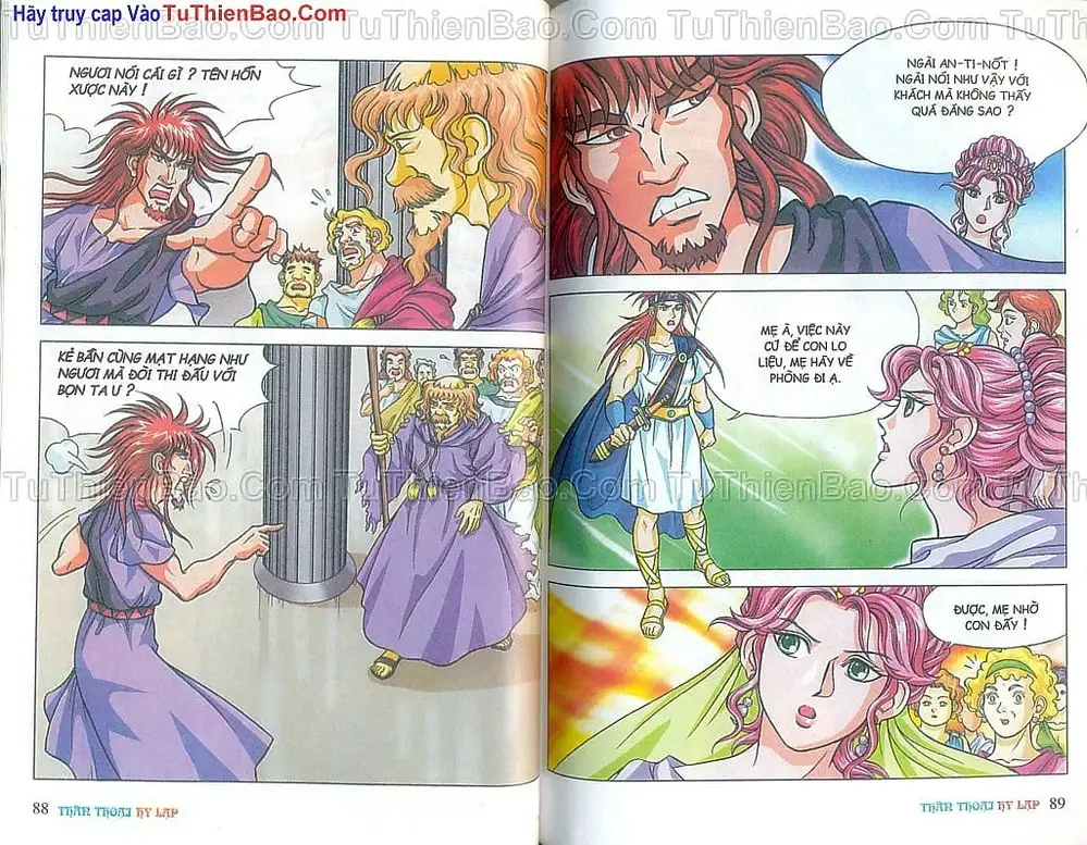 Truyện Tranh Thần Thoại Hy Lạp - Nguồn Gốc Các Vị Thần trang 3