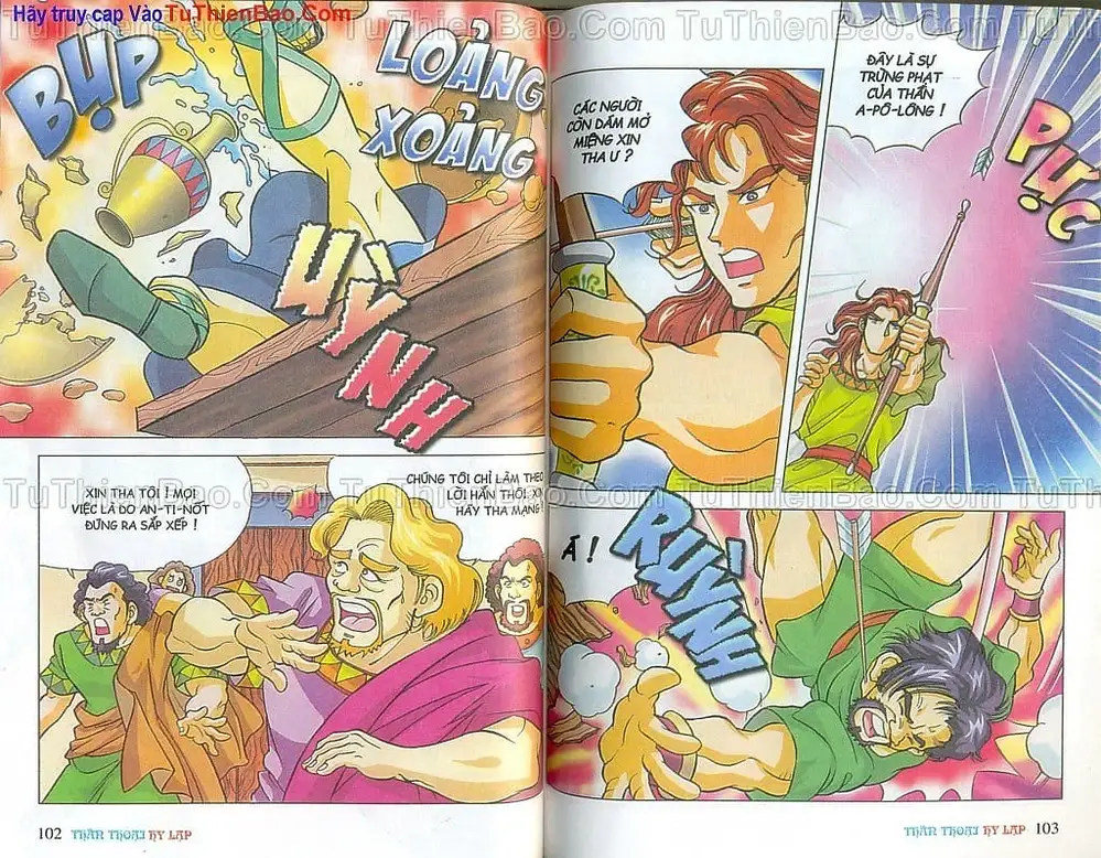 Truyện Tranh Thần Thoại Hy Lạp - Nguồn Gốc Các Vị Thần trang 3