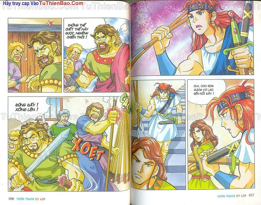 Truyện Tranh Thần Thoại Hy Lạp - Nguồn Gốc Các Vị Thần trang 3