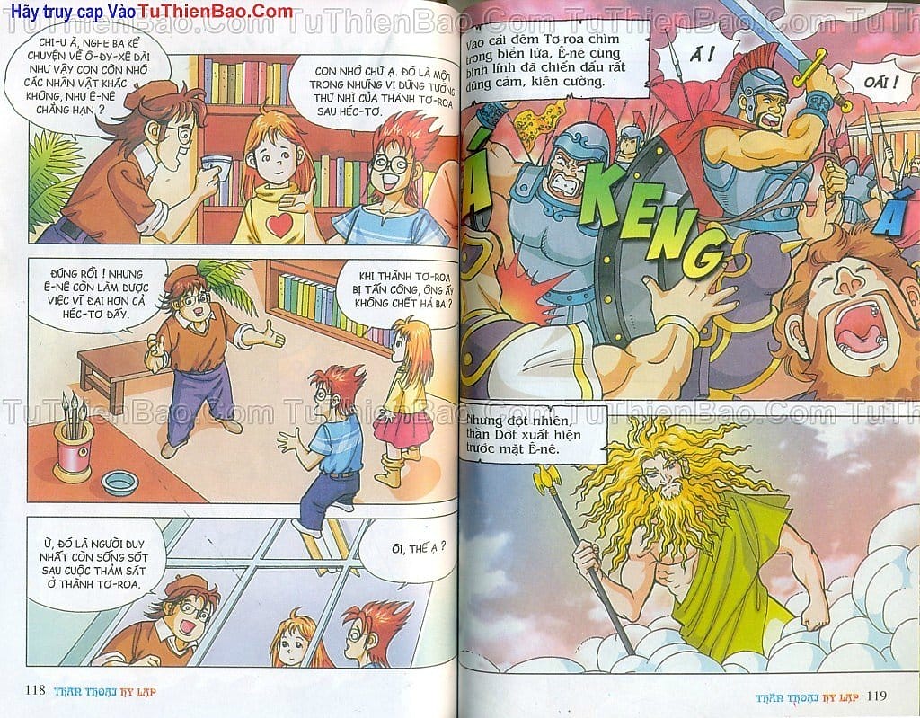 Truyện Tranh Thần Thoại Hy Lạp - Nguồn Gốc Các Vị Thần trang 3