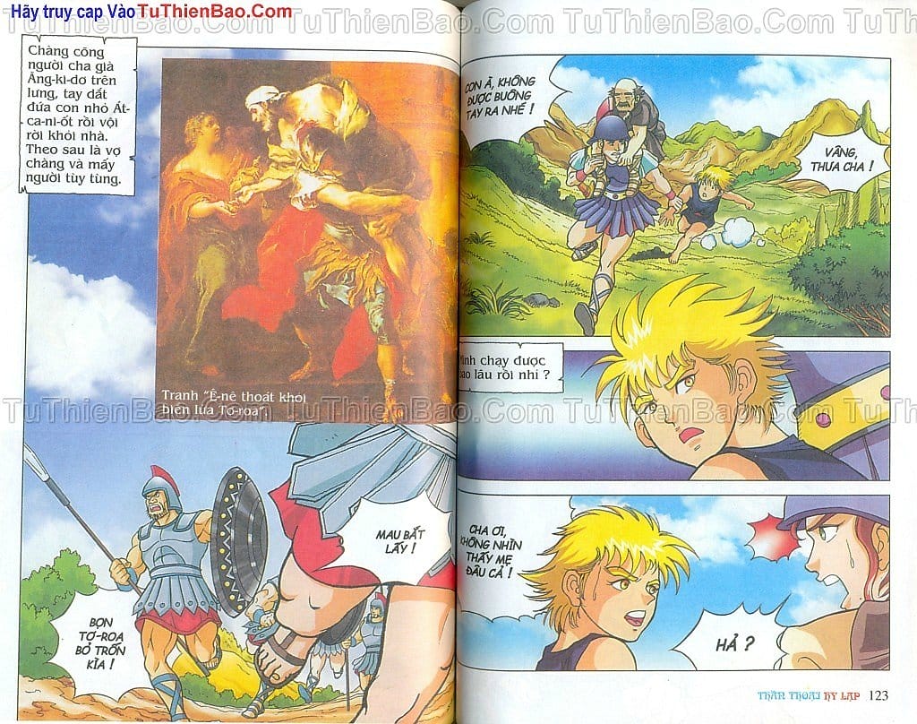 Truyện Tranh Thần Thoại Hy Lạp - Nguồn Gốc Các Vị Thần trang 3