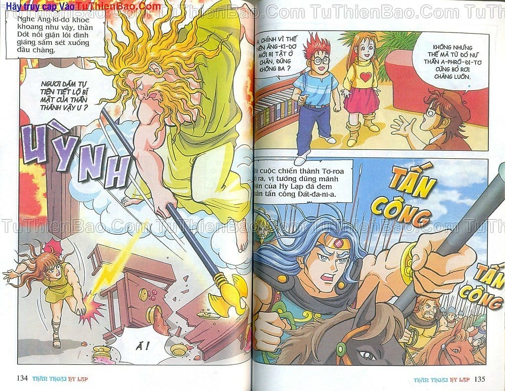 Truyện Tranh Thần Thoại Hy Lạp - Nguồn Gốc Các Vị Thần trang 3