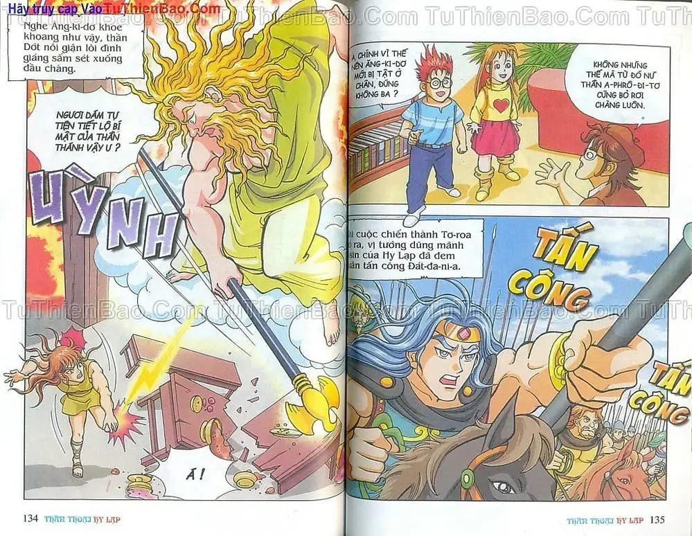 Truyện Tranh Thần Thoại Hy Lạp - Nguồn Gốc Các Vị Thần trang 3