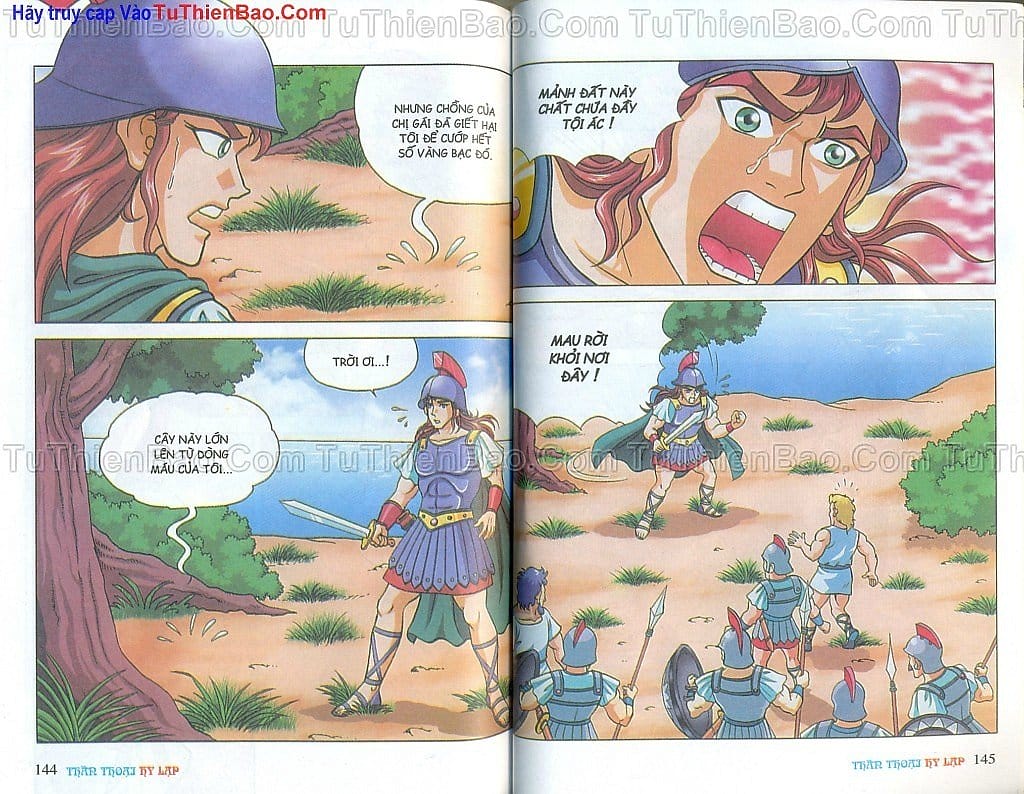 Truyện Tranh Thần Thoại Hy Lạp - Nguồn Gốc Các Vị Thần trang 3