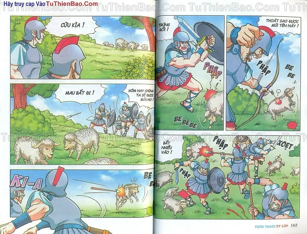 Truyện Tranh Thần Thoại Hy Lạp - Nguồn Gốc Các Vị Thần trang 3