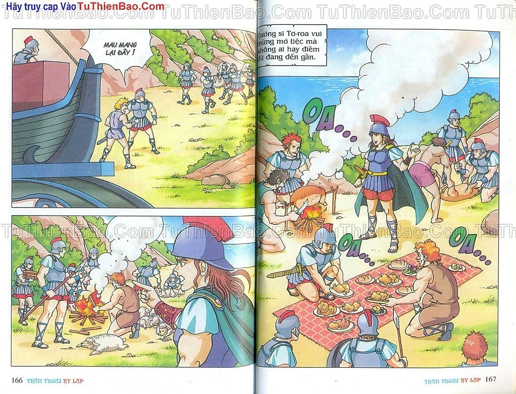 Truyện Tranh Thần Thoại Hy Lạp - Nguồn Gốc Các Vị Thần trang 3