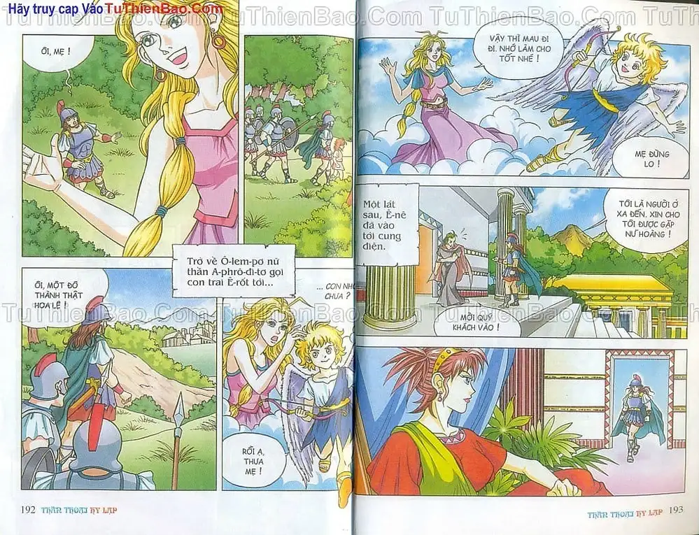 Truyện Tranh Thần Thoại Hy Lạp - Nguồn Gốc Các Vị Thần trang 3
