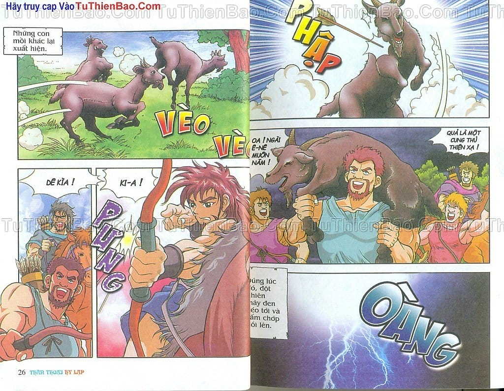 Truyện Tranh Thần Thoại Hy Lạp - Nguồn Gốc Các Vị Thần trang 3