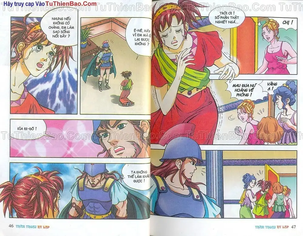 Truyện Tranh Thần Thoại Hy Lạp - Nguồn Gốc Các Vị Thần trang 3