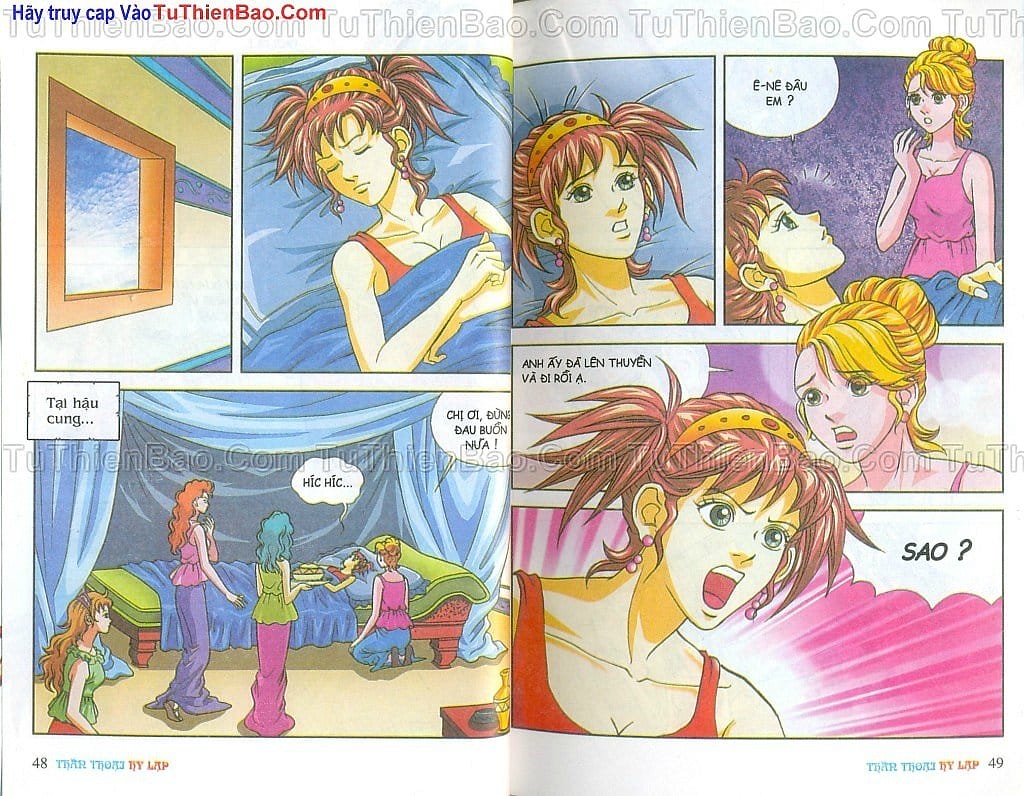 Truyện Tranh Thần Thoại Hy Lạp - Nguồn Gốc Các Vị Thần trang 3