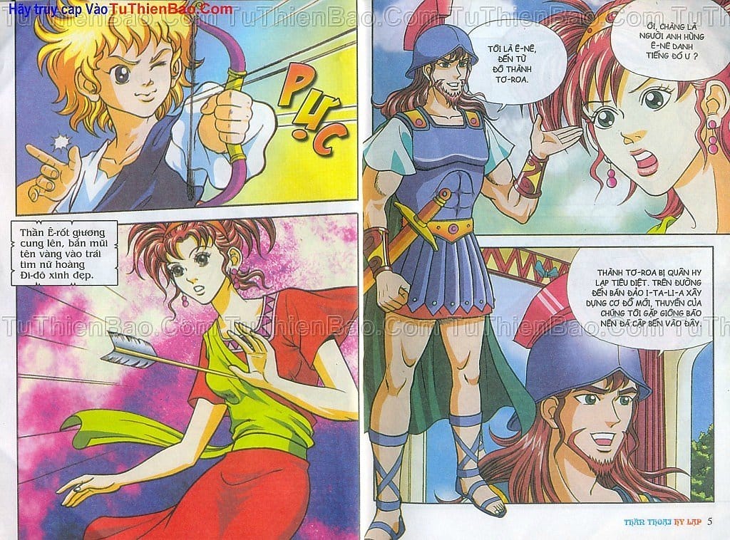 Truyện Tranh Thần Thoại Hy Lạp - Nguồn Gốc Các Vị Thần trang 3