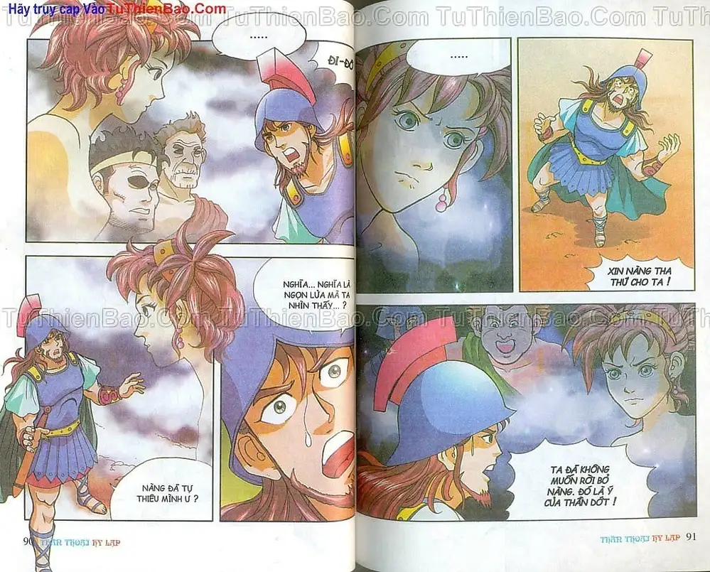 Truyện Tranh Thần Thoại Hy Lạp - Nguồn Gốc Các Vị Thần trang 3