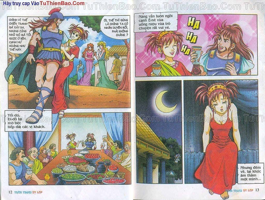 Truyện Tranh Thần Thoại Hy Lạp - Nguồn Gốc Các Vị Thần trang 3