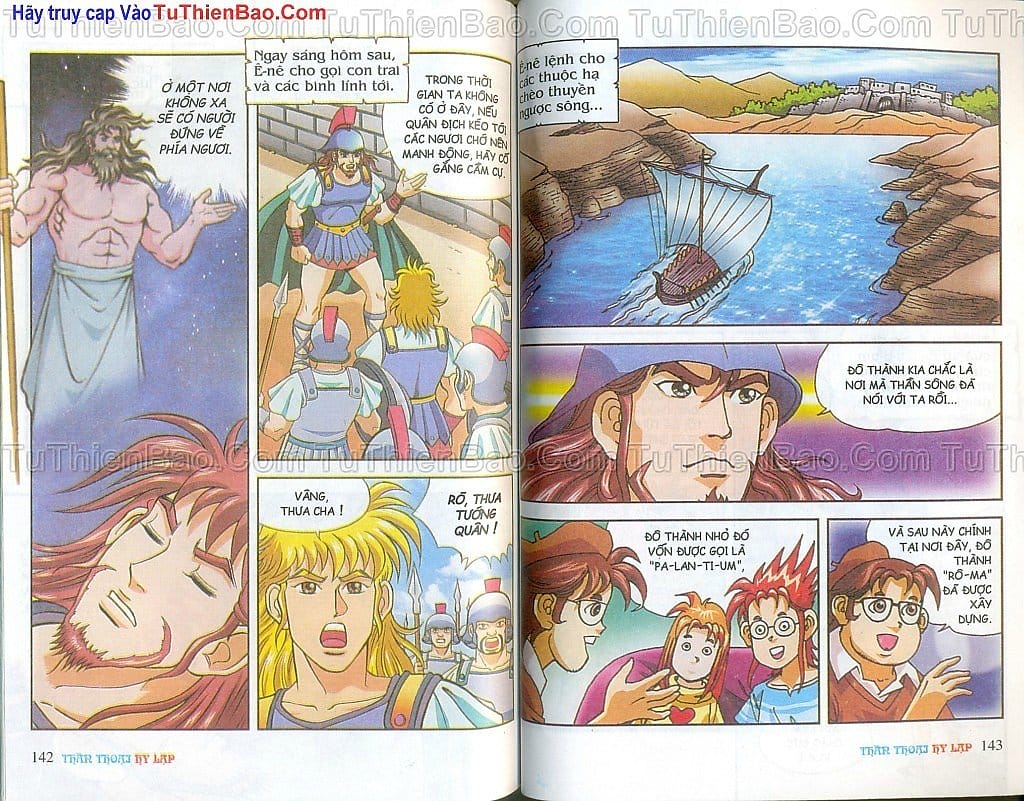 Truyện Tranh Thần Thoại Hy Lạp - Nguồn Gốc Các Vị Thần trang 3