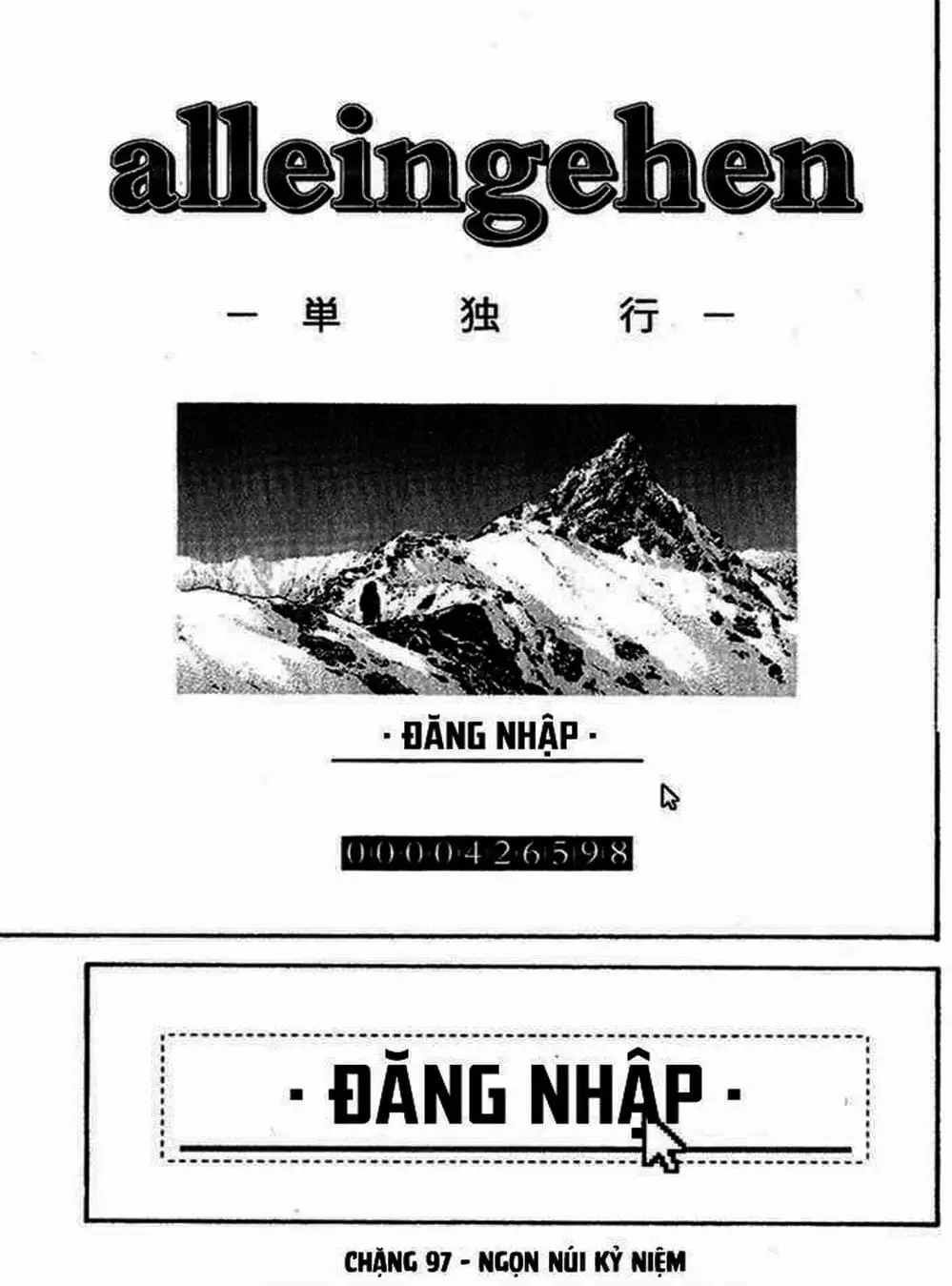 Truyện Tranh Người Cô Đơn - The Climber trang 7