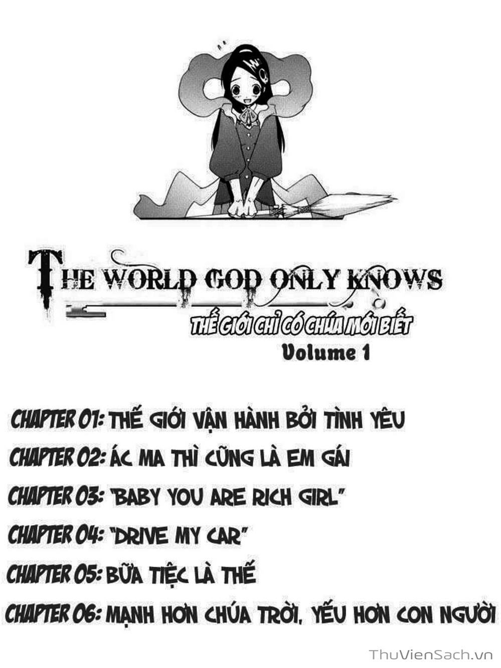 Truyện Tranh Thế Giới Chỉ Có Thánh Thần Biết - The World God Only Knows trang 4