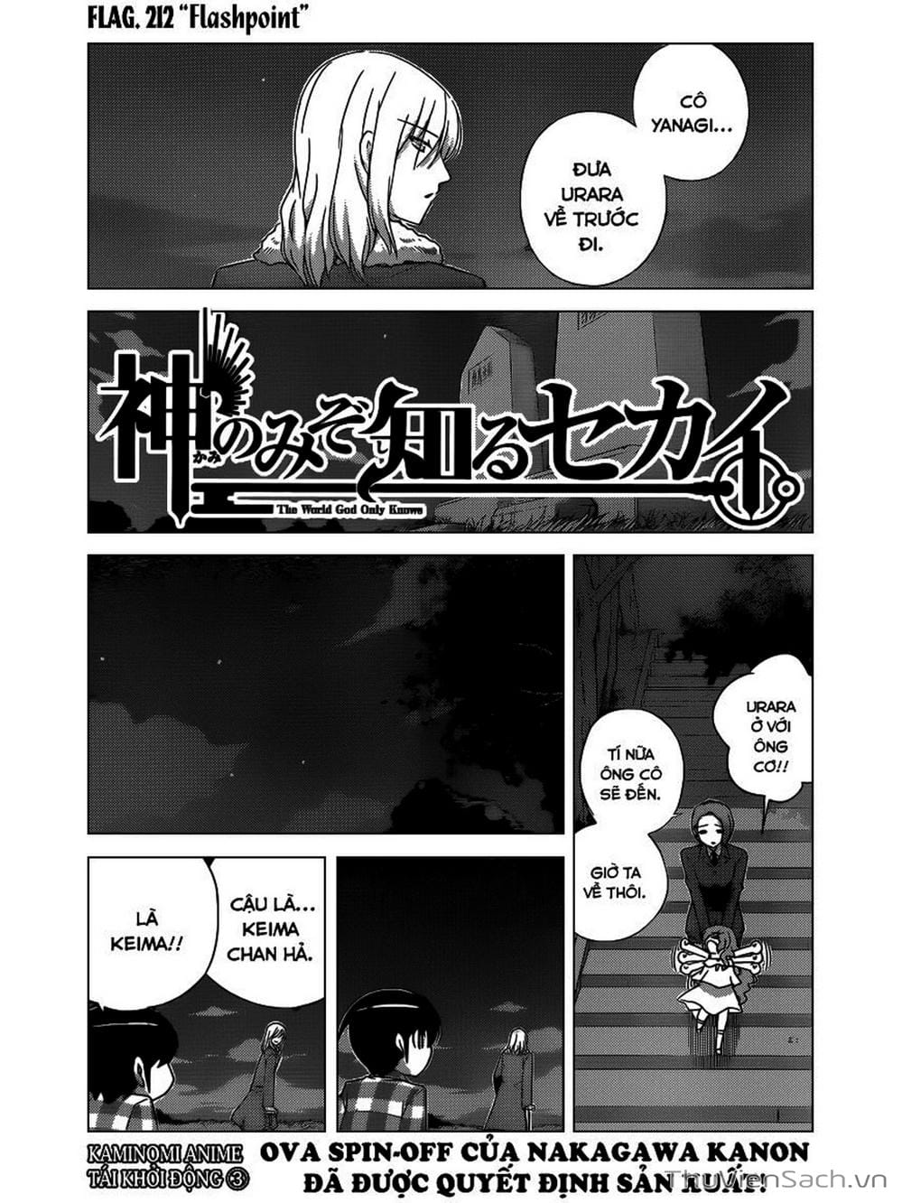 Truyện Tranh Thế Giới Chỉ Có Thánh Thần Biết - The World God Only Knows trang 7