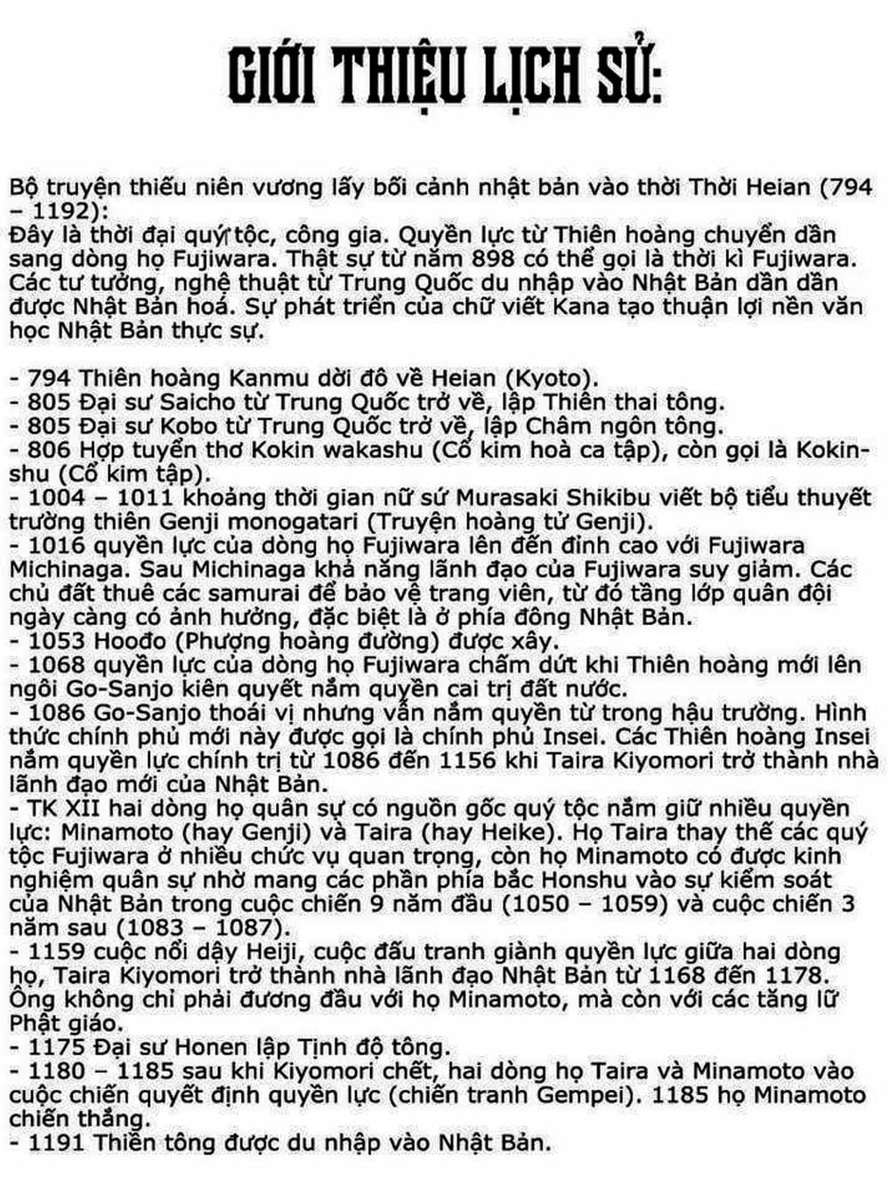 Truyện Tranh Thiếu Niên Vương - Shana Oh Yoshitsune trang 6