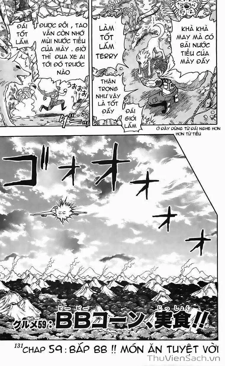 Truyện Tranh Thợ Săn Ẩm Thực - Toriko trang 5