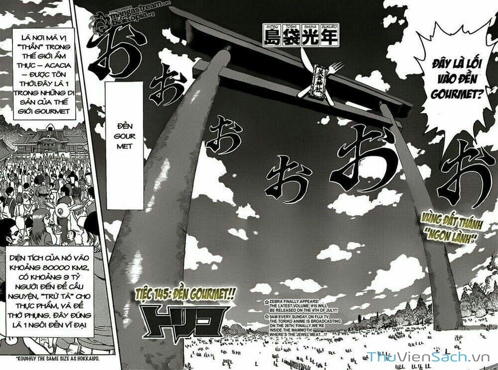 Truyện Tranh Thợ Săn Ẩm Thực - Toriko trang 5