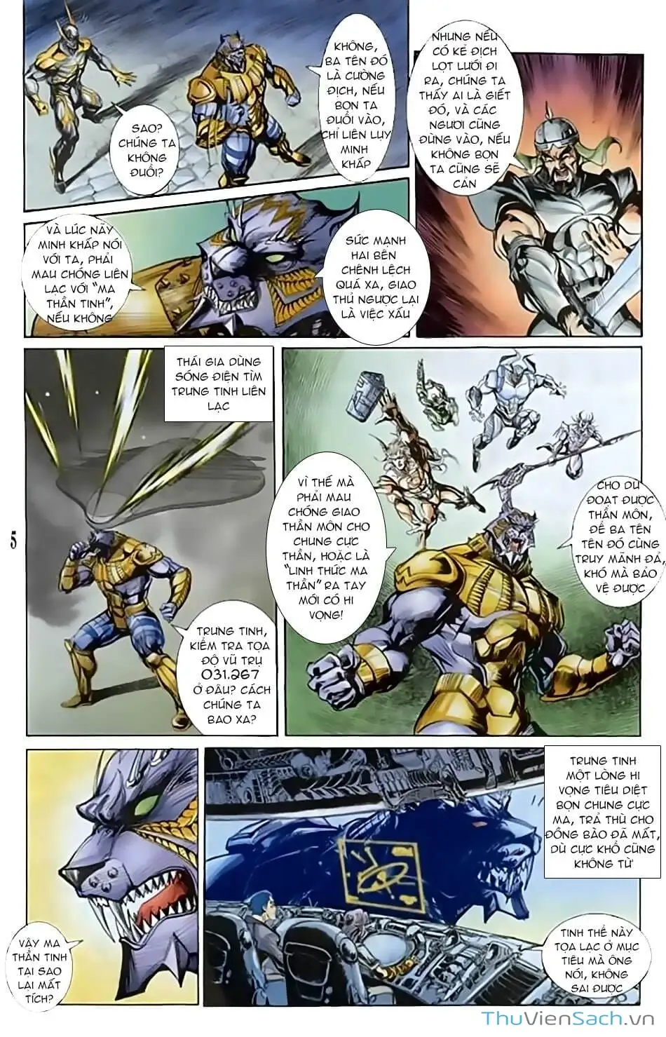 Truyện Tranh Tiểu Ma Thần trang 5