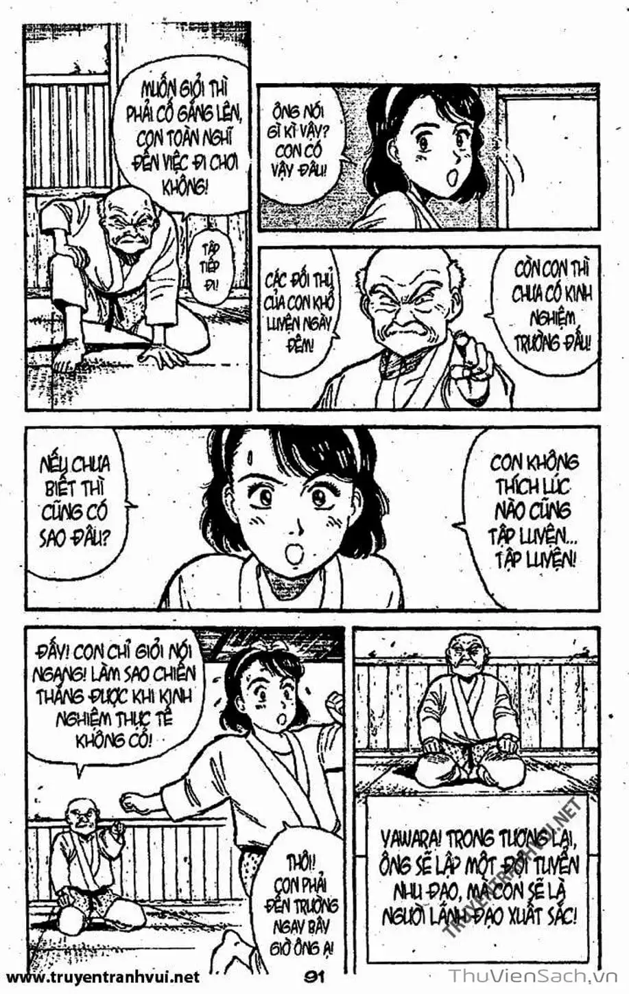 Truyện Tranh Tiểu Thư Nhu Đạo - Yawara! trang 6