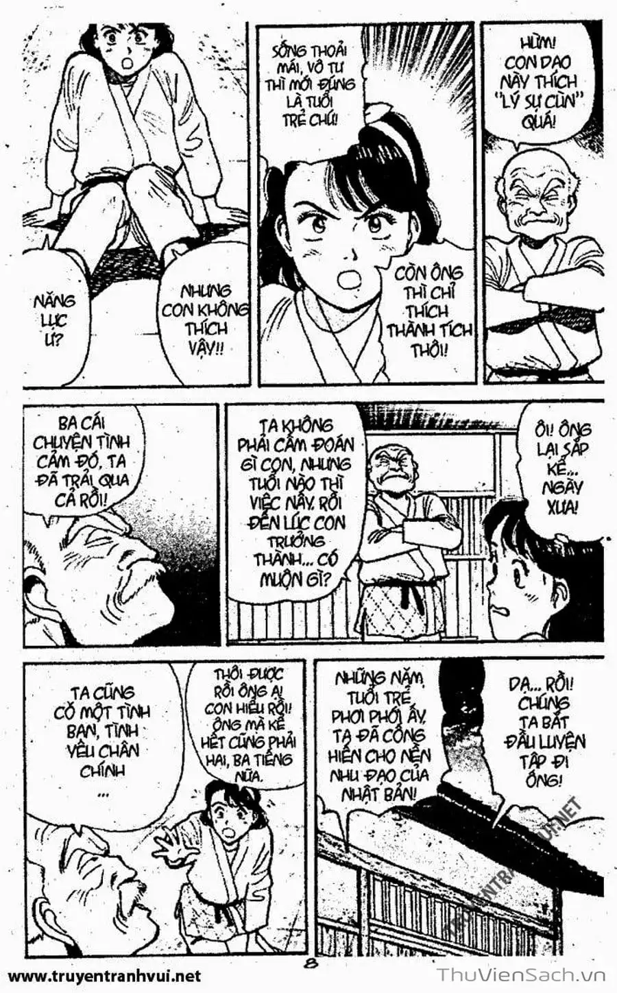 Truyện Tranh Tiểu Thư Nhu Đạo - Yawara! trang 6