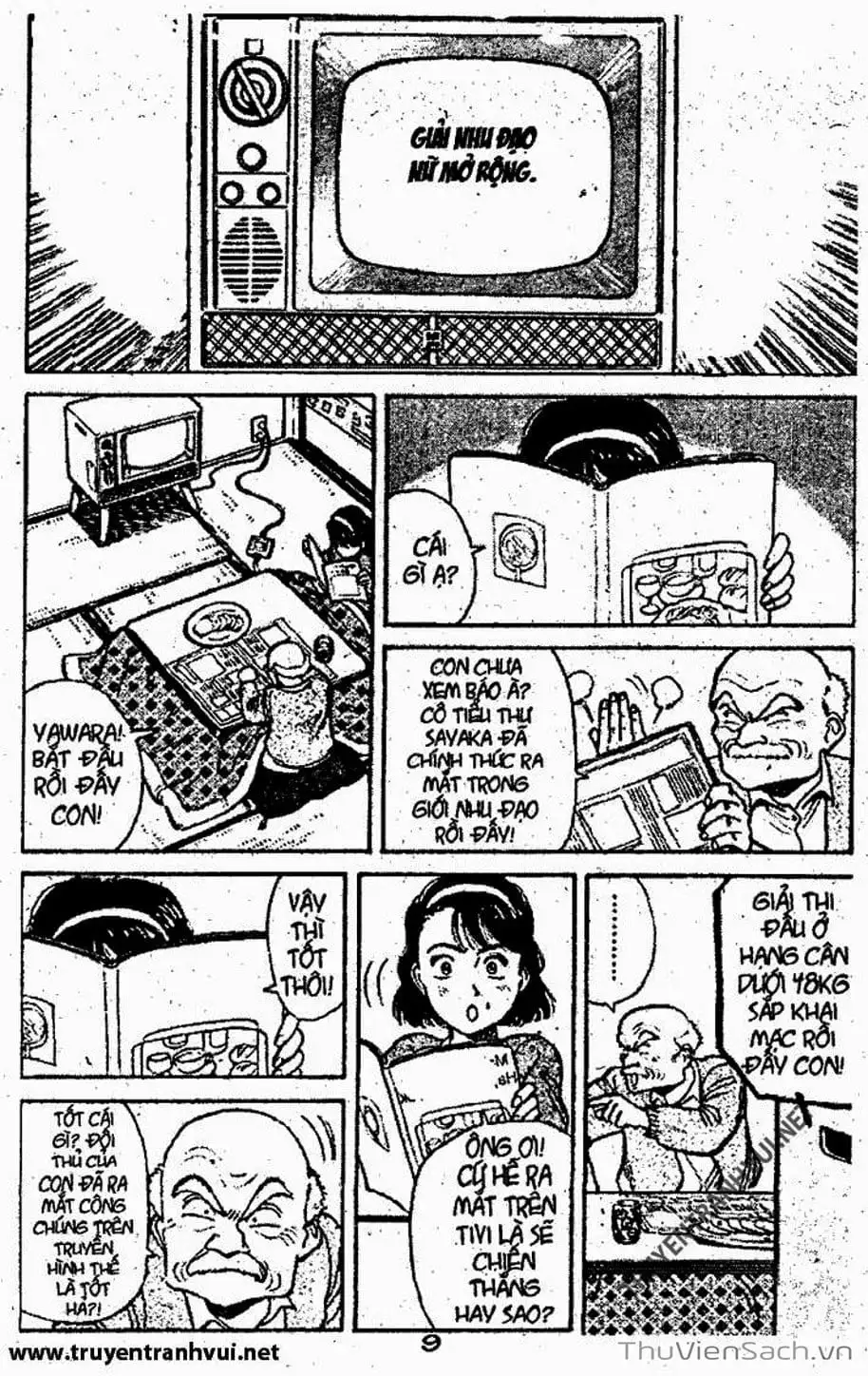 Truyện Tranh Tiểu Thư Nhu Đạo - Yawara! trang 6