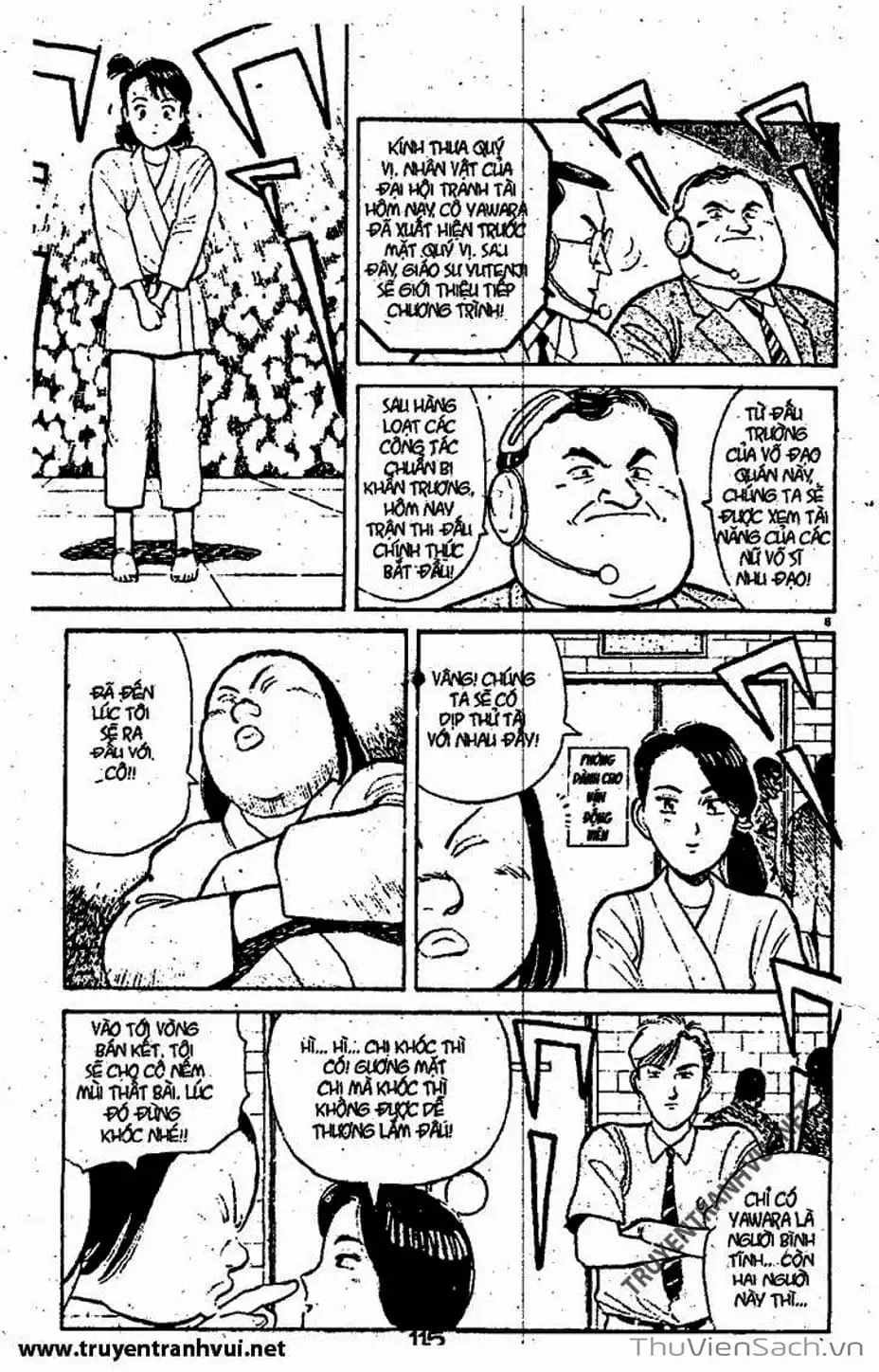 Truyện Tranh Tiểu Thư Nhu Đạo - Yawara! trang 6