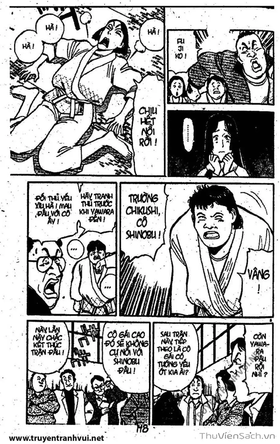 Truyện Tranh Tiểu Thư Nhu Đạo - Yawara! trang 6