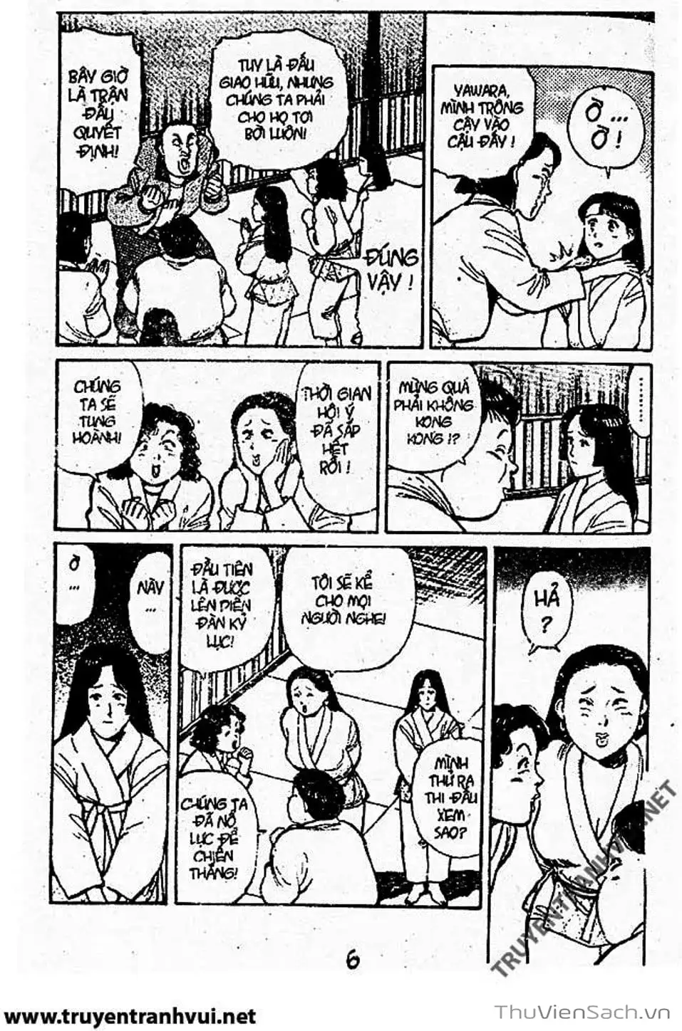 Truyện Tranh Tiểu Thư Nhu Đạo - Yawara! trang 6