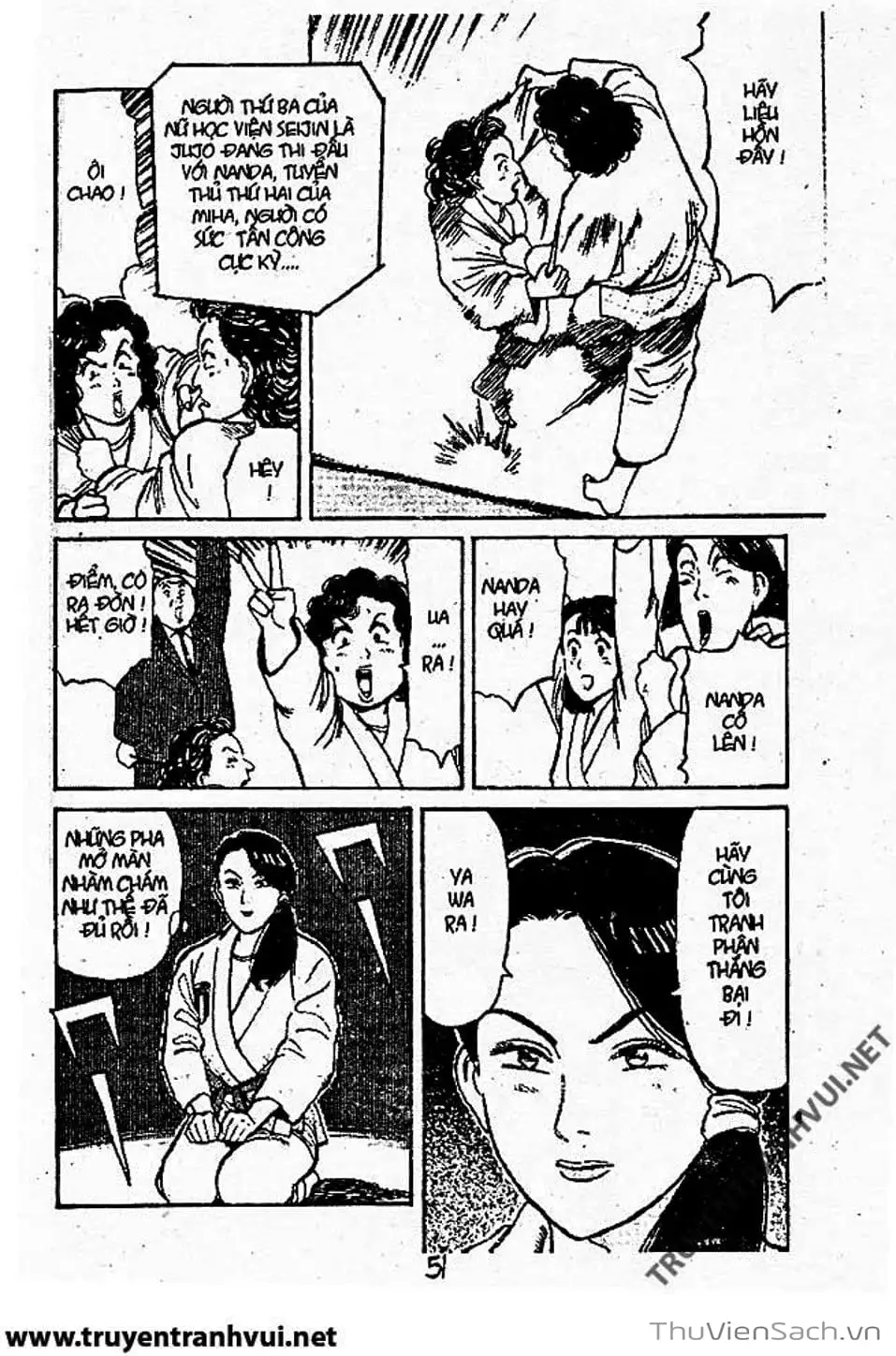Truyện Tranh Tiểu Thư Nhu Đạo - Yawara! trang 6
