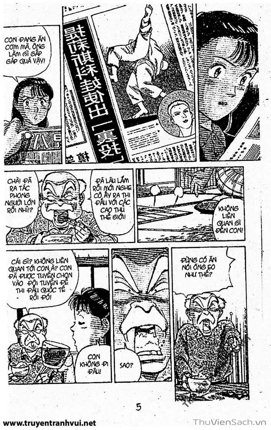 Truyện Tranh Tiểu Thư Nhu Đạo - Yawara! trang 6