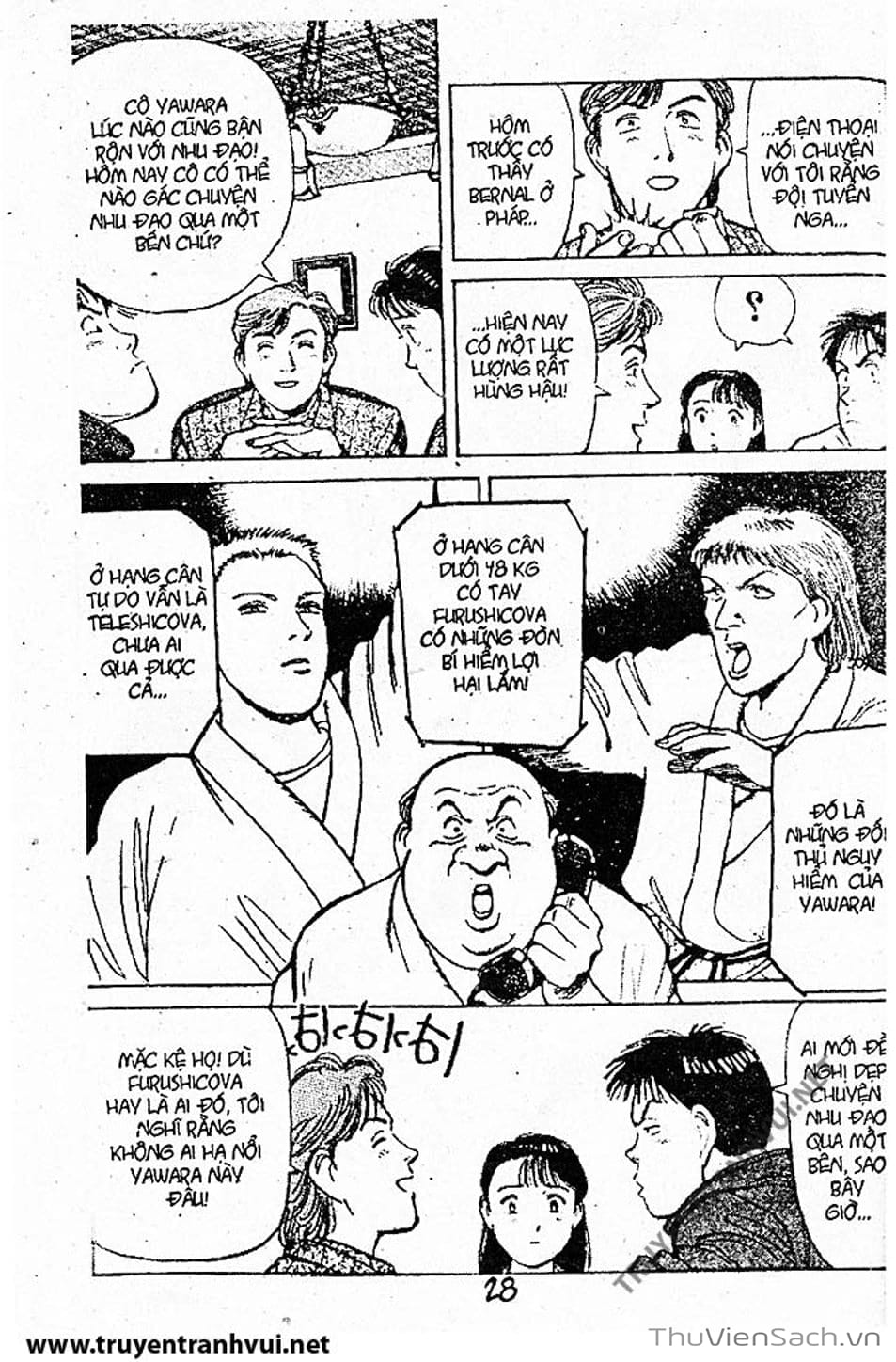Truyện Tranh Tiểu Thư Nhu Đạo - Yawara! trang 6