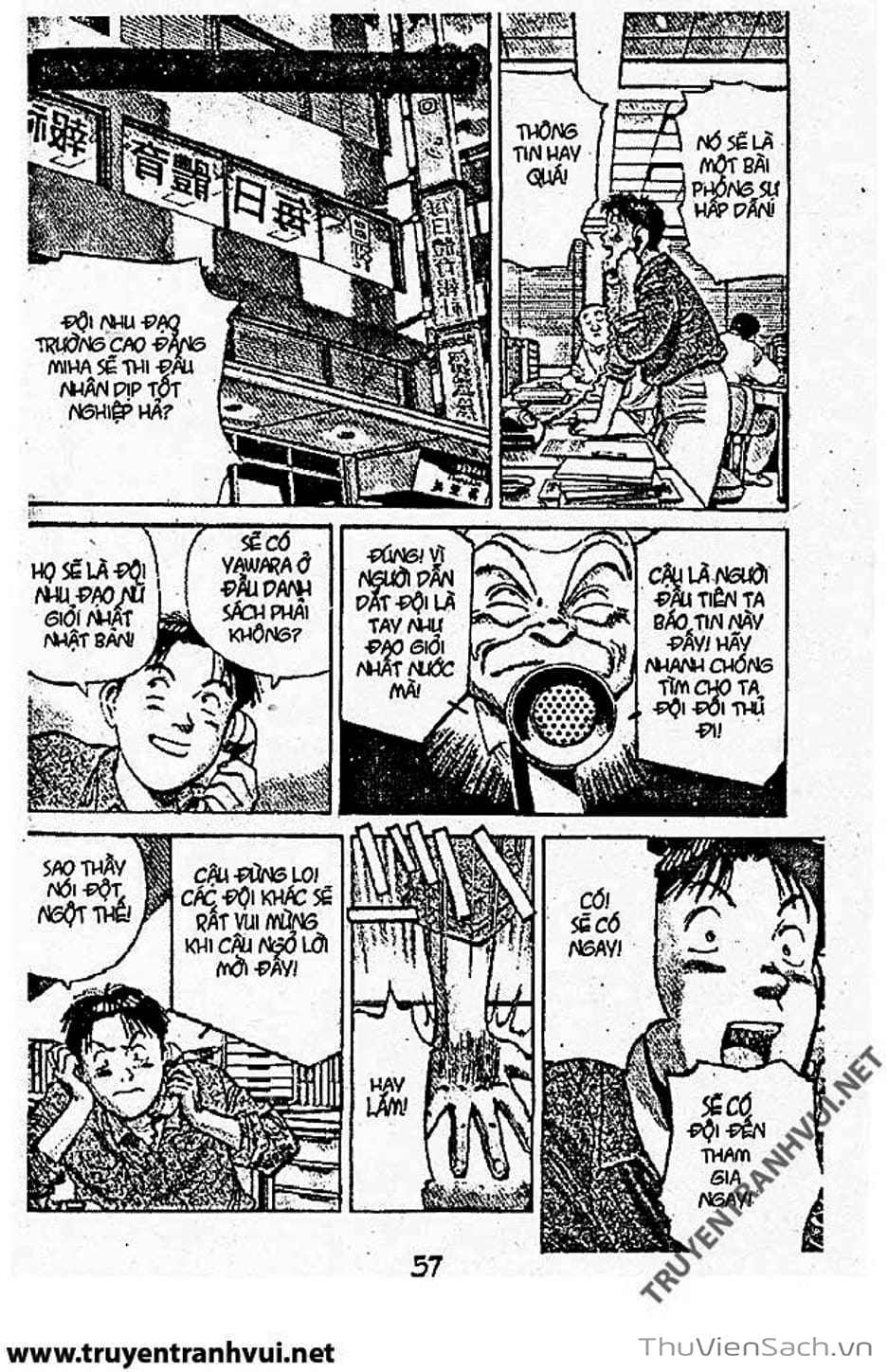 Truyện Tranh Tiểu Thư Nhu Đạo - Yawara! trang 6